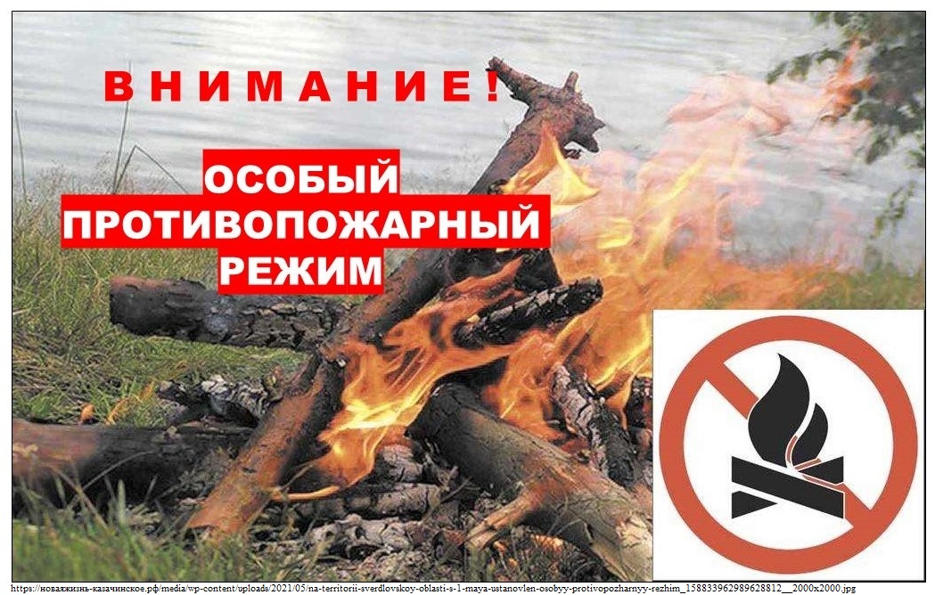 C 25.04.2024 г. введен особый противопожарный режим на территории Кировской области !!!.
